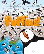 Cover of the book 'Puffins!'
