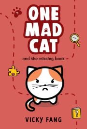 Cover of the book 'One Mad Cat and the Missing Book'
