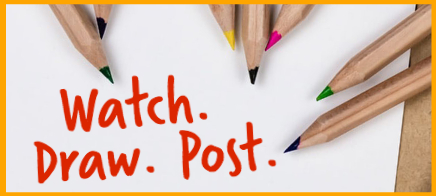 Watch. Draw. Post.